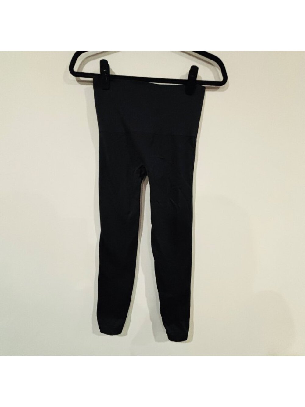 Spanx Black Seamless Leggings Size L